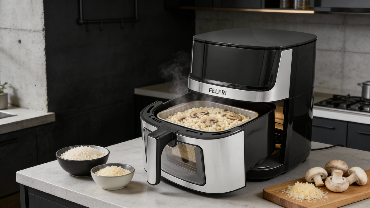 Нежное ризотто в аэрогриле: простой рецепт без хлопот