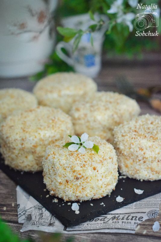 Пирожное Нежность: волшебство ванильного бисквита и сливочного крема