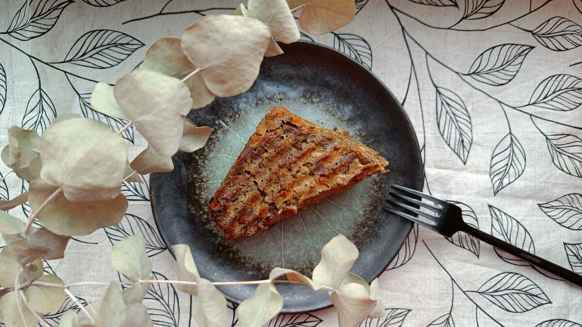 Калорийный гречаник с печенью и овощами: простой рецепт