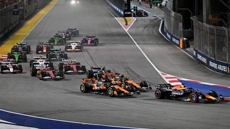 Норрис принимает ответственность за инцидент с Пиастри в Сингапуре