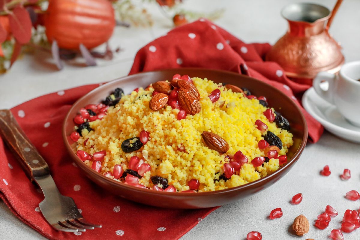 Волшебство Масфуфа: Арабская Каша с Кус-Кусом и Сладостями