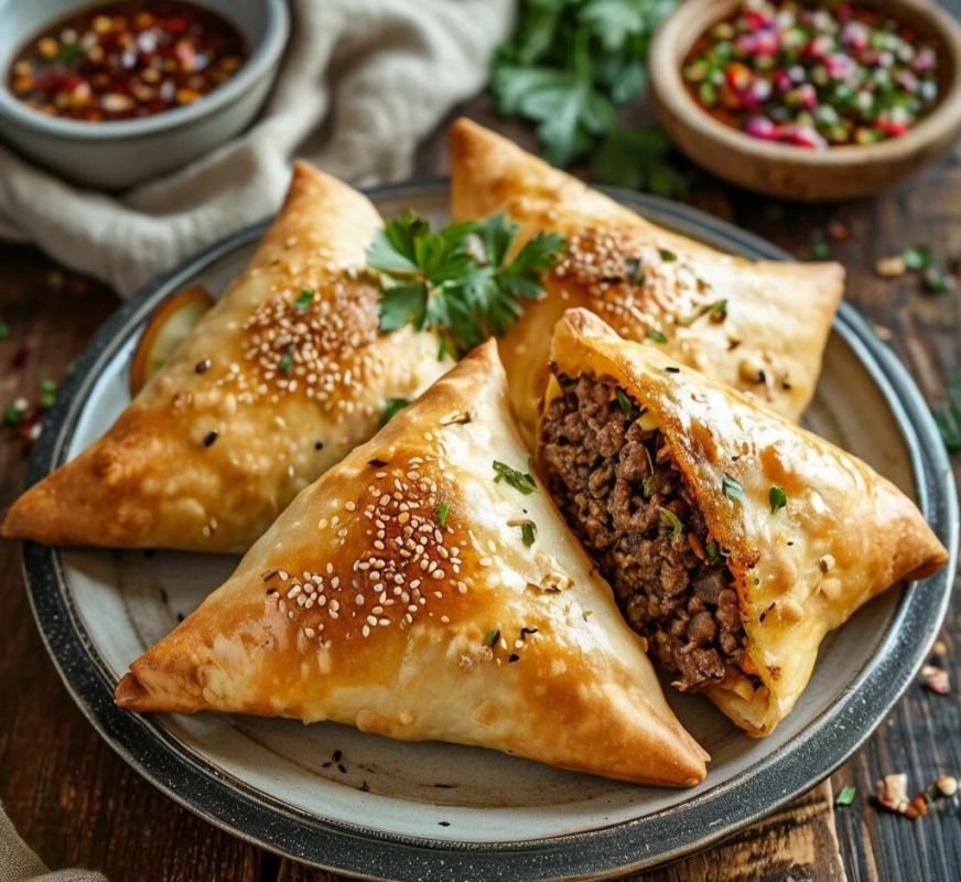 Как приготовить самсу с говядиной и луком: пошаговый рецепт