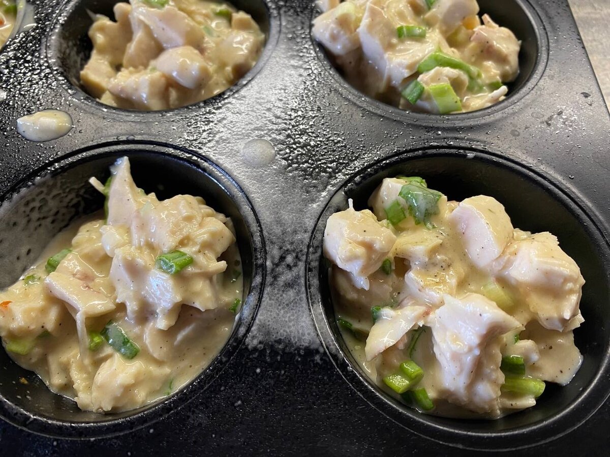 Необычные мясные капкейки для праздничного стола