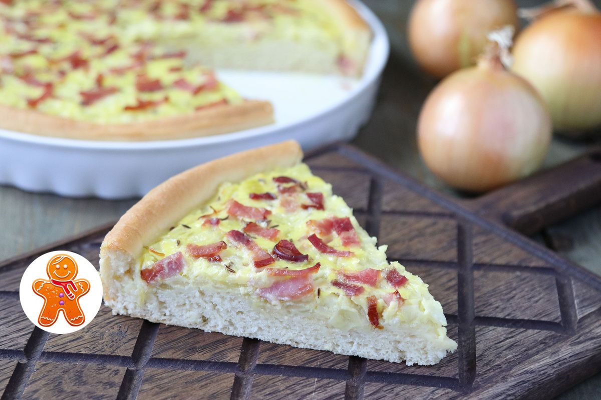 �������� ������� ����� � Zwiebelkuchen