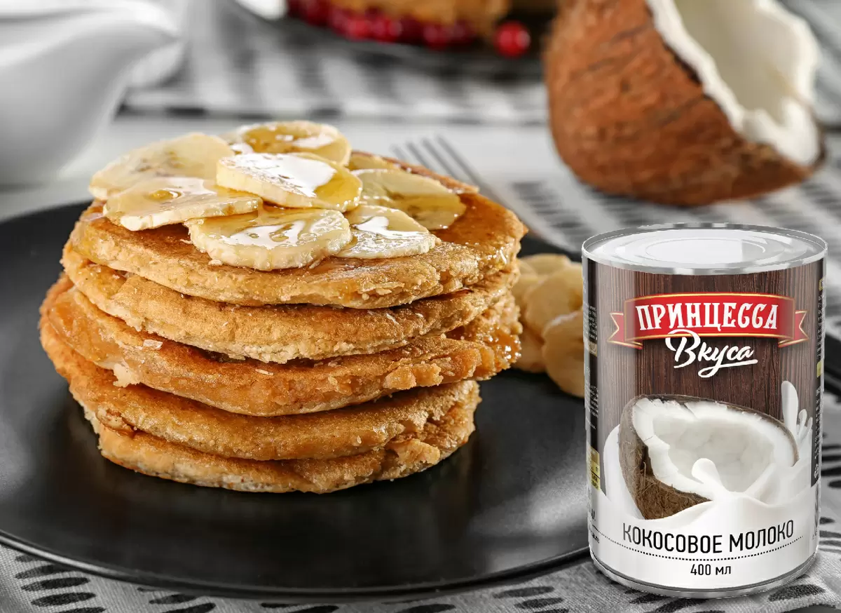 Как приготовить идеальные панкейки на кокосовом молоке